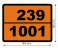 Табличка опасный груз 239-1001 ацетилен
